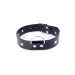 Fetish Boss Series Collar with studs 3 cm Red Line
