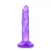 Dildo-NATURALLY YOURS 5INCH MINI COCK PURPLE