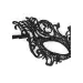 Royal Black Lace Mask - Black