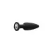 Cone-Shaped Diamond Butt Plug - Black