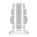 No.51 - Large Hollow Tunnel Butt Plug - 5 Inch - Translucent