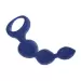 Plug/kulki-Dildo Silic. Triball. Amuse-G. Blue