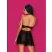 Bielizna-Nettsy babydoll i stringi czarna S/M