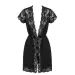 Bielizna-810-PEI-1 szlafrok czarny S/M