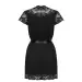 Bielizna-810-PEI-1 szlafrok czarny S/M