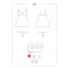 Bielizna-Tulia babydoll i stringi L/XL