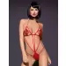 Bielizna-Luiza body czerwone S/M