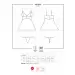 Bielizna-810-BAB-2 babydoll i stringi biała S/M