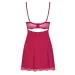 Bielizna-Rosalyne babydoll i stringi czerwona S/M