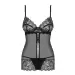 Bielizna-Contica babydoll + string L/XL