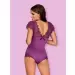 Bielizna-Moketta body fioletowe S/M