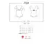 Bielizna-Moketta body fioletowe S/M