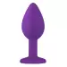 Plug-Anal Emotions Cutie Small PURPLE light Blue crystal