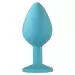Plug-Anal Plug Emotions Cutie Medium Turquoise Pink crystal