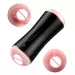 Masturbator- Boss Series -Vibrating Masturbation Cup USB 10 function + Interactive Function / Double Ends
