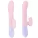 Wibrator-Silicone Vibrator USB 7 Function and Thrusting Function / Heating, pink