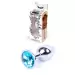 Plug-Jewellery Silver PLUG- Light Blue