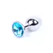 Plug-Jewellery Silver PLUG- Light Blue