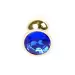 Plug-Jewellery Gold PLUG- Dark Blue