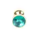 Plug-Jewellery Gold PLUG- Green