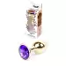 Plug-Jewellery Gold PLUG- Purple