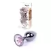 Plug-Jewellery Dark Silver PLUG- Rose