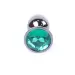 Plug-Jewellery Dark Silver PLUG- Green