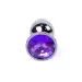 Plug-Jewellery Dark Silver PLUG- Purple