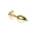 Plug-Jewellery Gold Heart PLUG- Pink