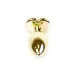 Plug-Jewellery Gold Heart PLUG- Pink