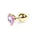 Plug-Jewellery Gold Heart PLUG- Rose
