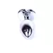 Plug-Jewellery Silver Heart PLUG- Red
