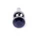 Plug-Jewellery Dark Silver BUTT PLUG- Black