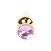 Plug-Jewellery Gold BUTT PLUG- Rose