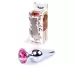 Plug-Jewellery Silver BUTT PLUG- Pink