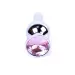 Plug-Jewellery Silver BUTT PLUG- Rose