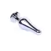 Plug-Jewellery Silver BUTT PLUG- Dark Blue