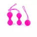 Kulki-Silicone Kegal Balls Set - Pink