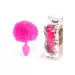 Plug-Jewellery Silicon PLUG - Bunny Tail - Pink