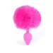 Plug-Jewellery Silicon PLUG - Bunny Tail - Pink