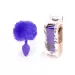 Plug-Jewellery Silicon PLUG - Bunny Tail - Purple