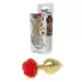 Plug-Jewellery Gold PLUG ROSE- Red