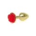 Plug-Jewellery Gold PLUG ROSE- Red