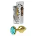 Plug-Jewellery Gold PLUG ROSE- Light Blue