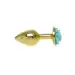 Plug-Jewellery Gold PLUG ROSE- Light Blue
