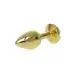 Plug-Jewellery Gold PLUG ROSE- Light Blue