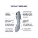 Vibrator - Curvy Trinity 3 (Blue Grey)