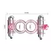 BAILE - BUNNY SNUGGLES COCK CLIT RING, 10 vibration functions