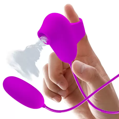 PRETTY LOVE - SUCTION & VIBRO-BULLETS, 12 vibration functions 12 sucking functions